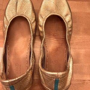 Tieks by Gavrieli Golden Glitz flats. Size 8.